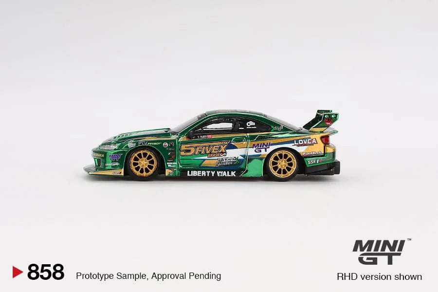 MINI GT #858 NISSAN SILVIA S15 LB-SUPER SILHOUETTE LBWK 2024 FAUSTO RACING