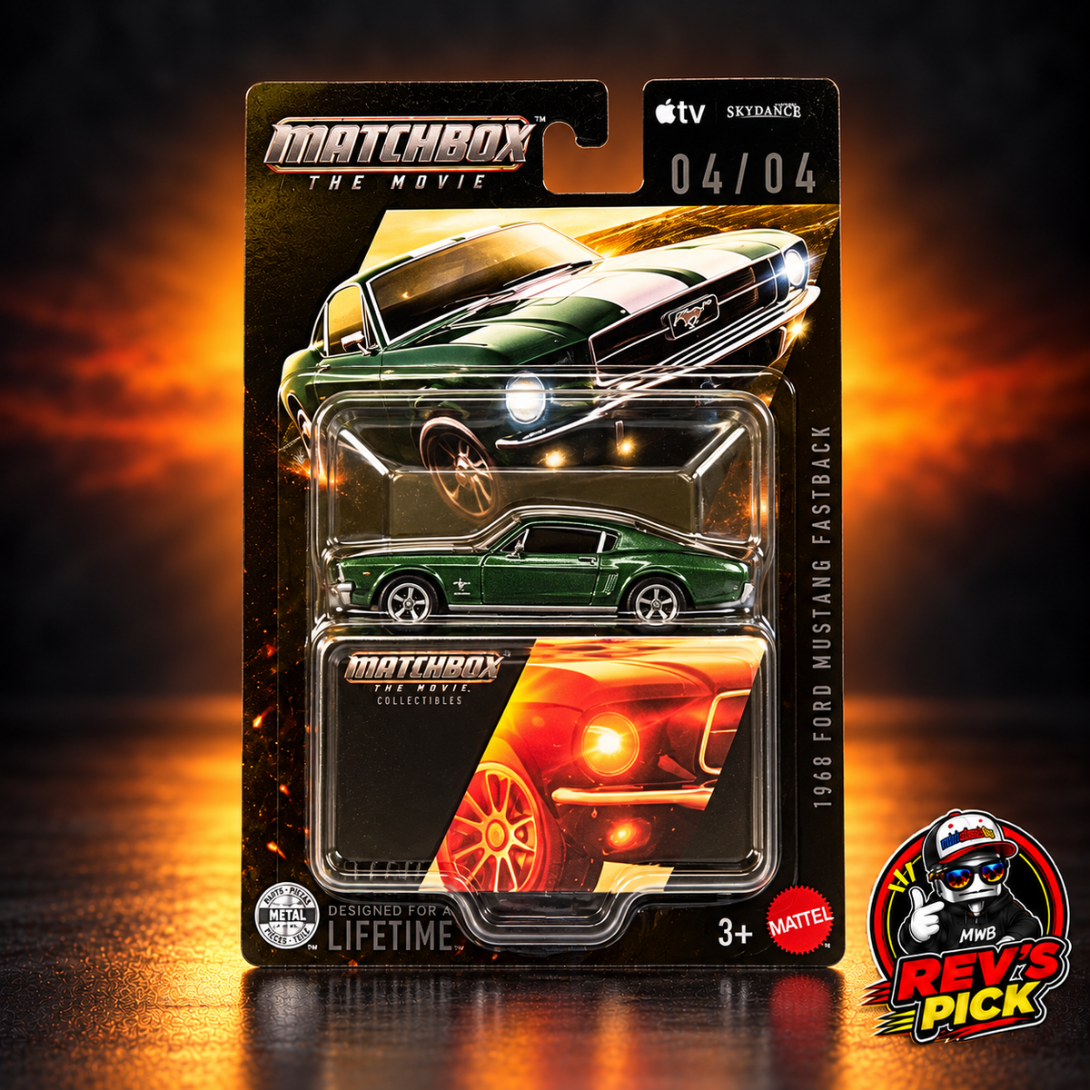 Matchbox The Movie 1968 Ford Mustang Fastback – 1:64