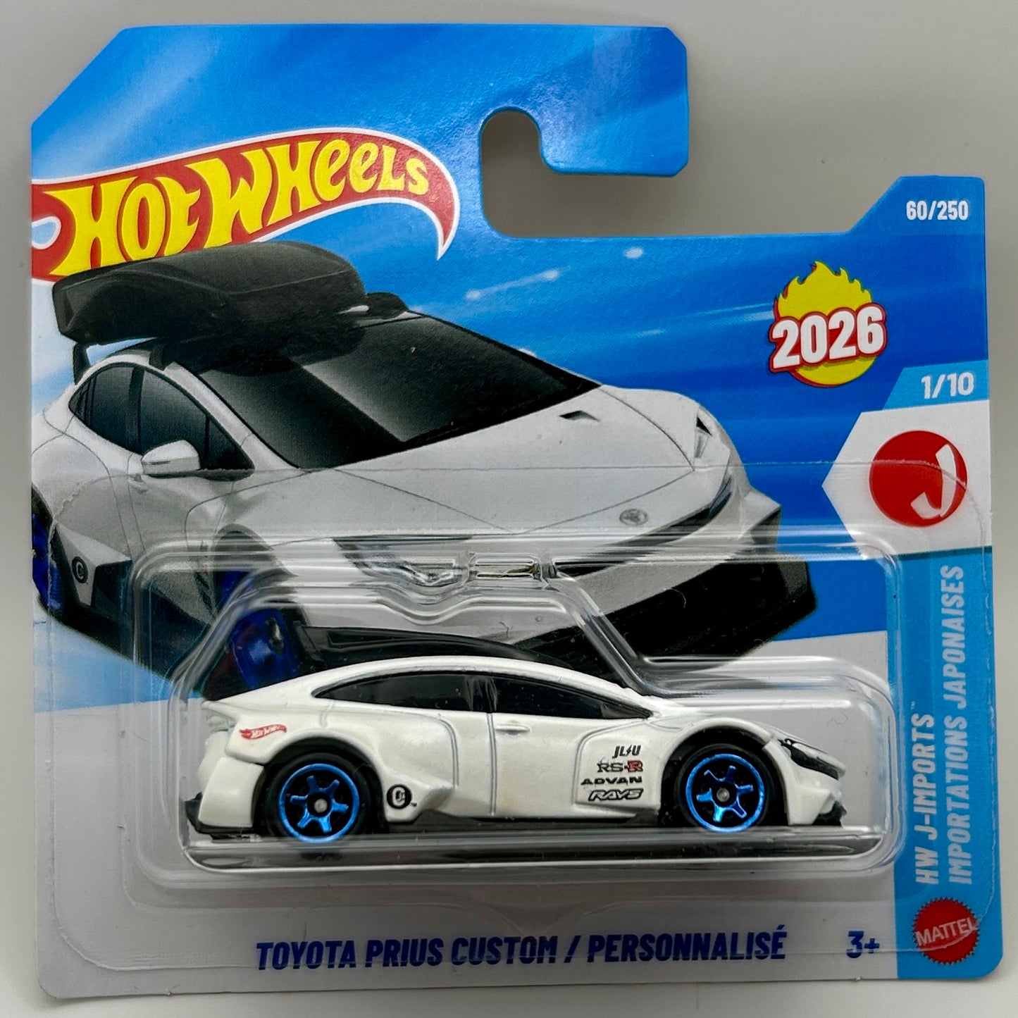 Hot Wheels - Toyota Prius Custom (w/ Roof Box)