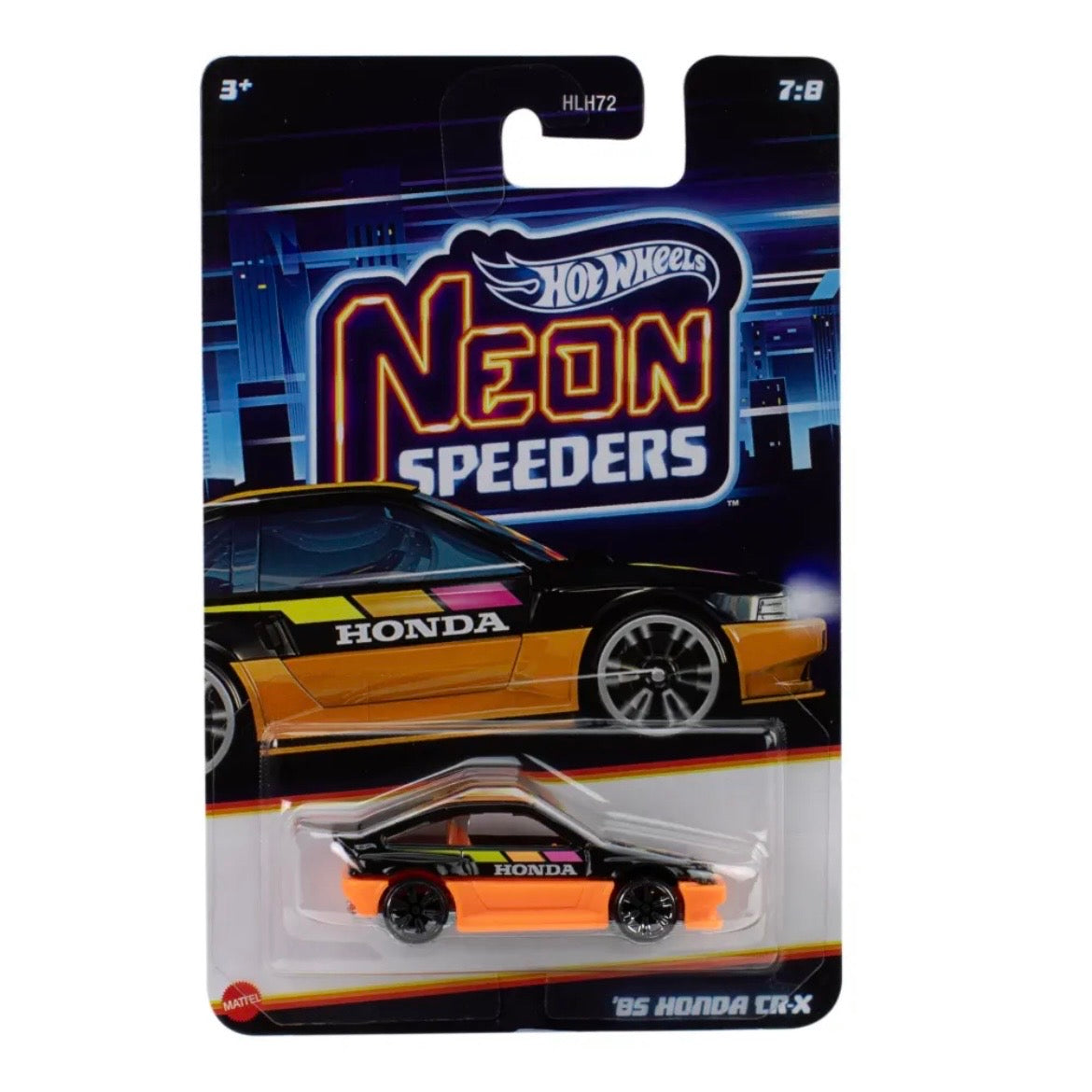 Hot Wheels - Neon Speeders -  ‘85 Honda CR-X