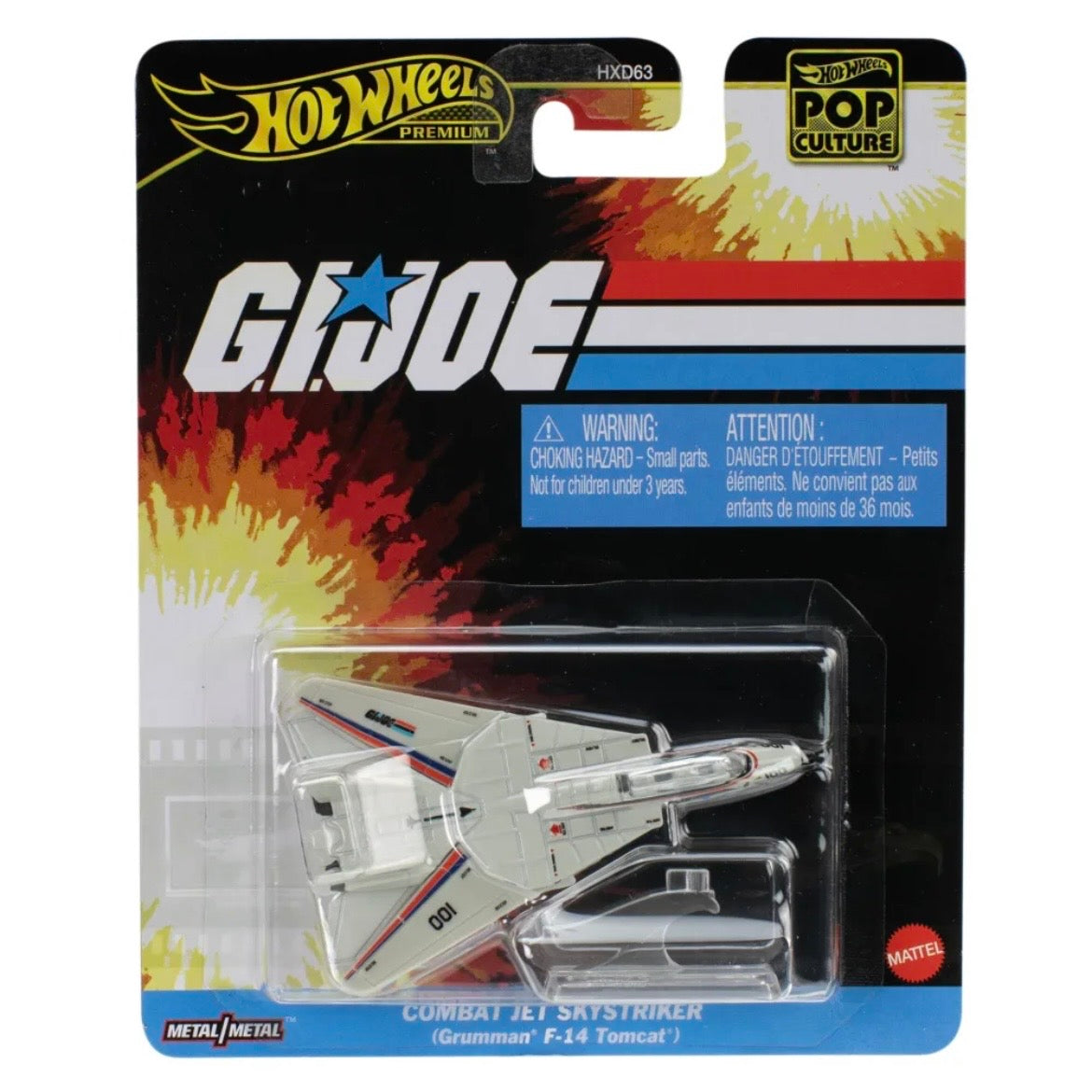 Hot Wheels Premium - Pop Culture 2025 Mix 4 - Combat Jet Skystriker G.I Joe