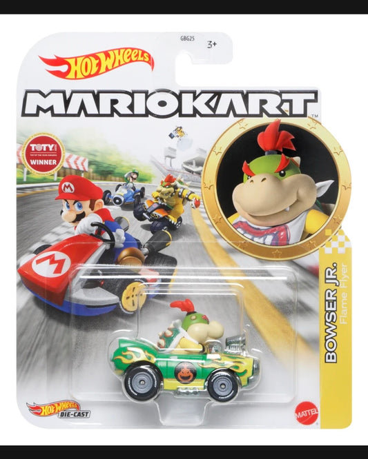 Hot Wheels - Mario Kart - Bowser Jr. - Flame Flyer