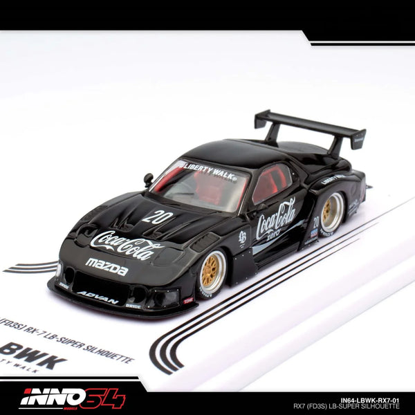 INNO 64 MAZDA RX-7 LB-SUPER SILHOUETTE COCA-COLA - 1/64
