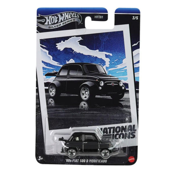Hot Wheels - Silver Series - National Icons - ‘60s Fiat 500 D Modificado