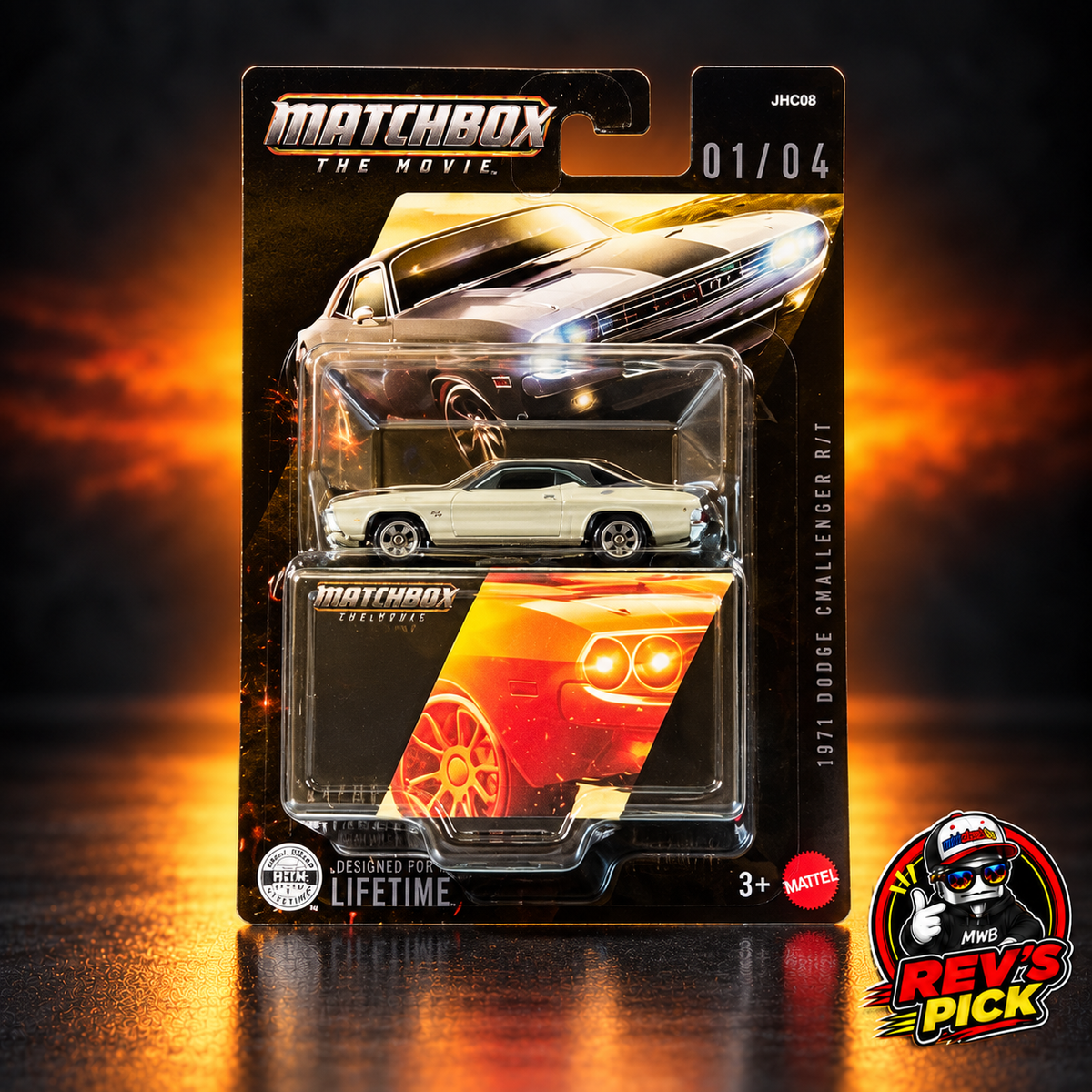 Matchbox The Movie 1971 Dodge Challenger R/T – 1:64