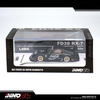 INNO 64 MAZDA RX-7 LB-SUPER SILHOUETTE COCA-COLA - 1/64