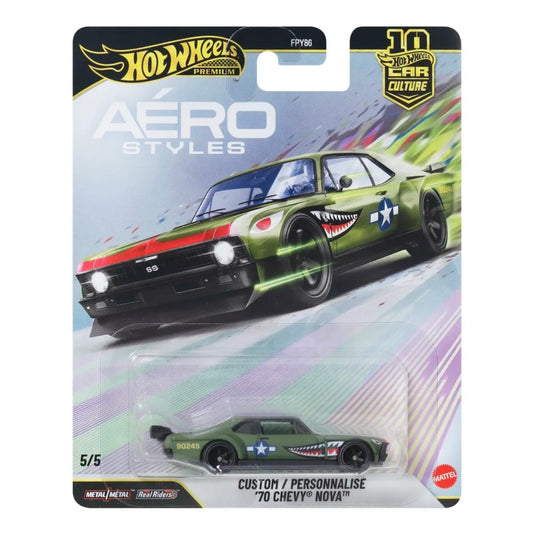 Hot Wheels Premium - Aero Styles - Custom ‘70 Chevy Nova