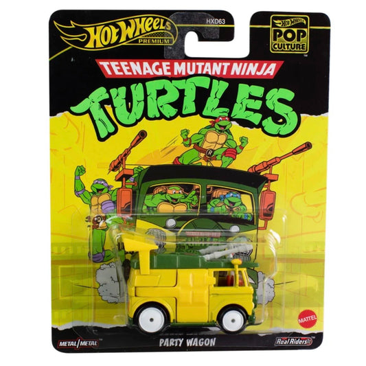 Hot Wheels Premium - Pop Culture 2025 Mix 4 - Party Wagon Ninja Turtles