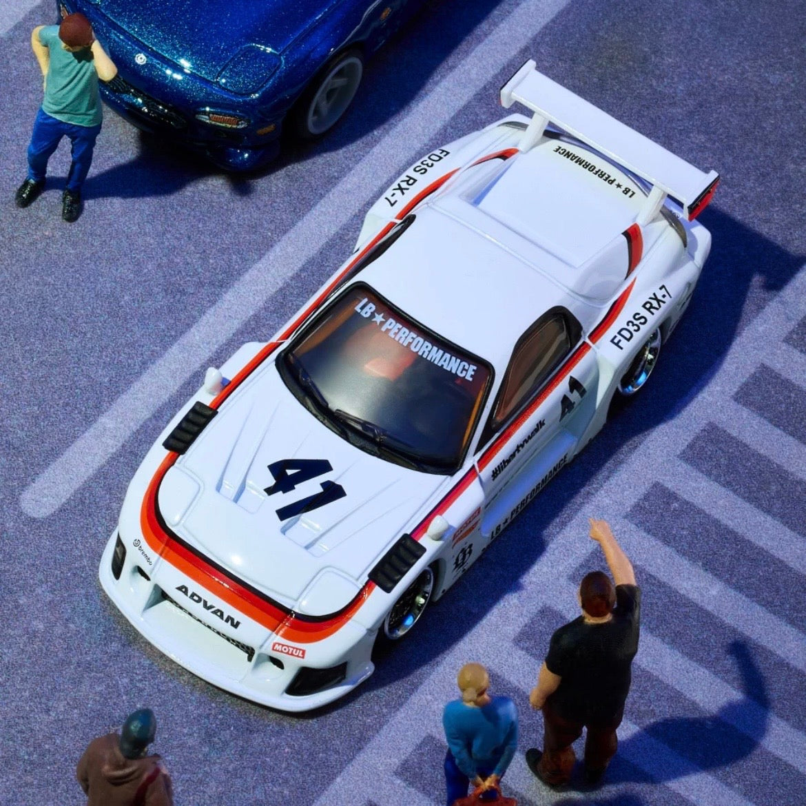 Hot Wheels Elite 64 - Mazda RX-7 Liberty Walk