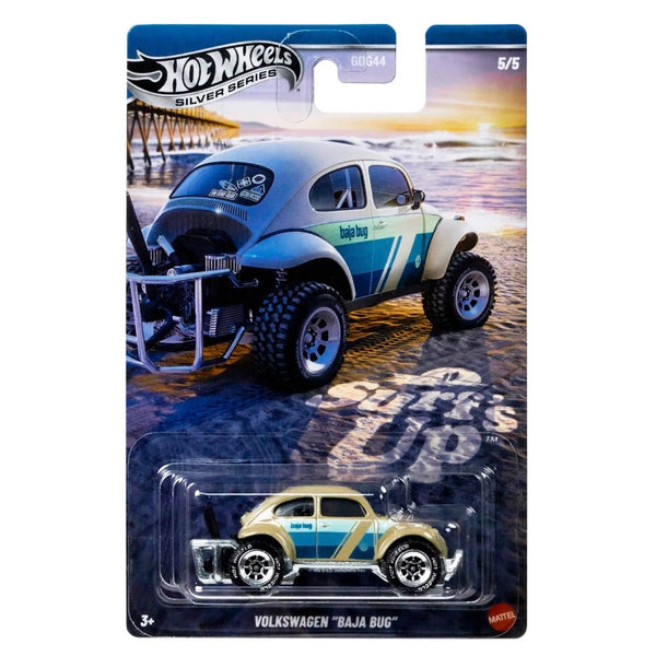 Hot Wheels - Silver Series - Surfs Up - Volkswagen Baja Bug (Metal Base)