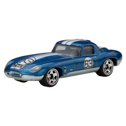 Hot Wheels - Silver Series - National Icons - Jaguar Lightweight E-Type (Metal Base)