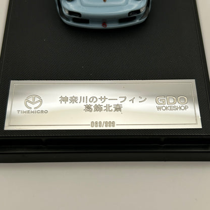Time Micro - Porsche 911 993 RWB Kanagawa Surfing Livery Blue 1/64 Limited Edition