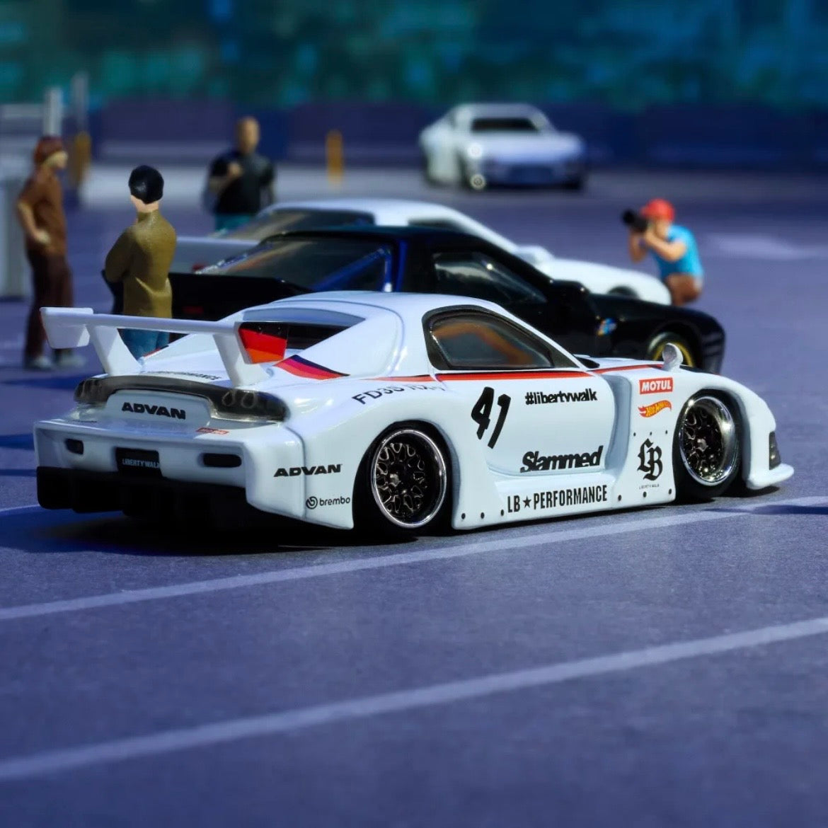 Hot Wheels Elite 64 - Mazda RX-7 Liberty Walk