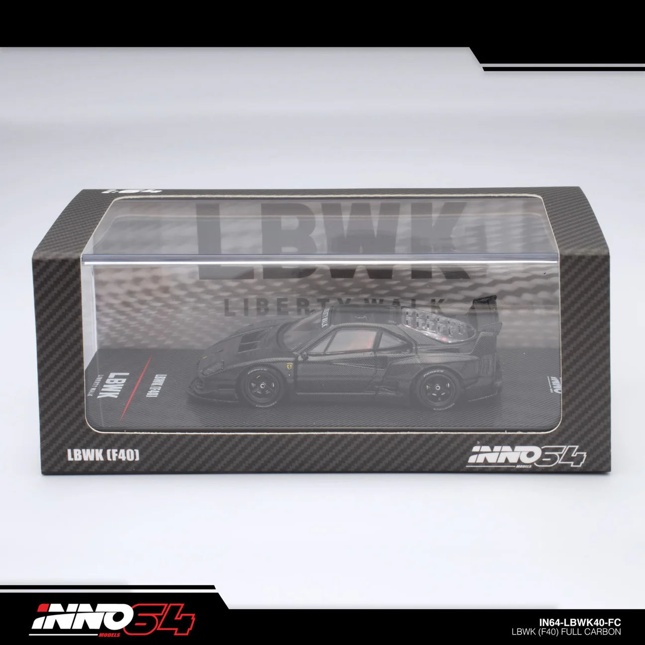 INNO 64 FERRARI F40 LIBERTY WALK  FULL CARBON FIBRE