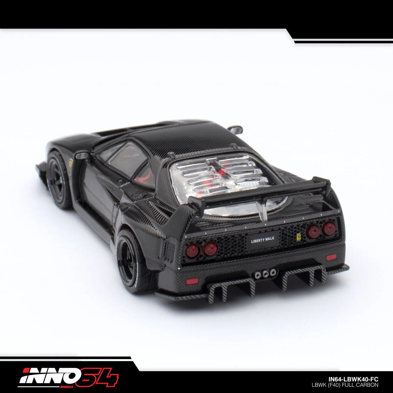 INNO 64 FERRARI F40 LIBERTY WALK  FULL CARBON FIBRE