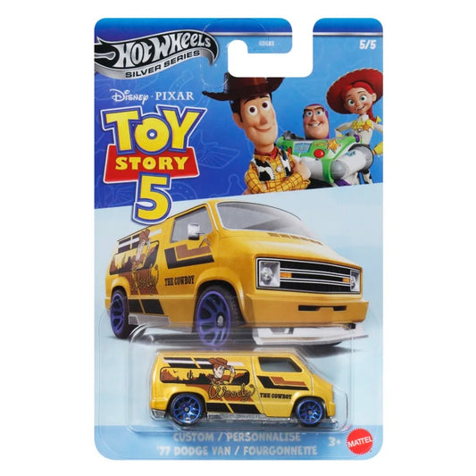 Hot Wheels - Silver Series - Toy Story 5 - Custom ‘77 Dodge Van (Metal Base)