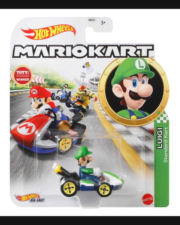 Hot Wheels - Mario Kart - Luigi - Standard Kart
