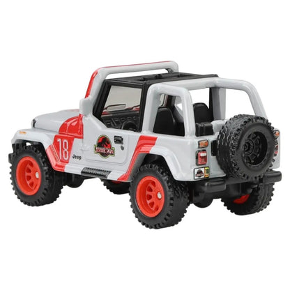 Hot Wheels Premium - Pop Culture 2025 Mix 4 - ‘92 Jeep Wrangler Sahara Jurassic Park