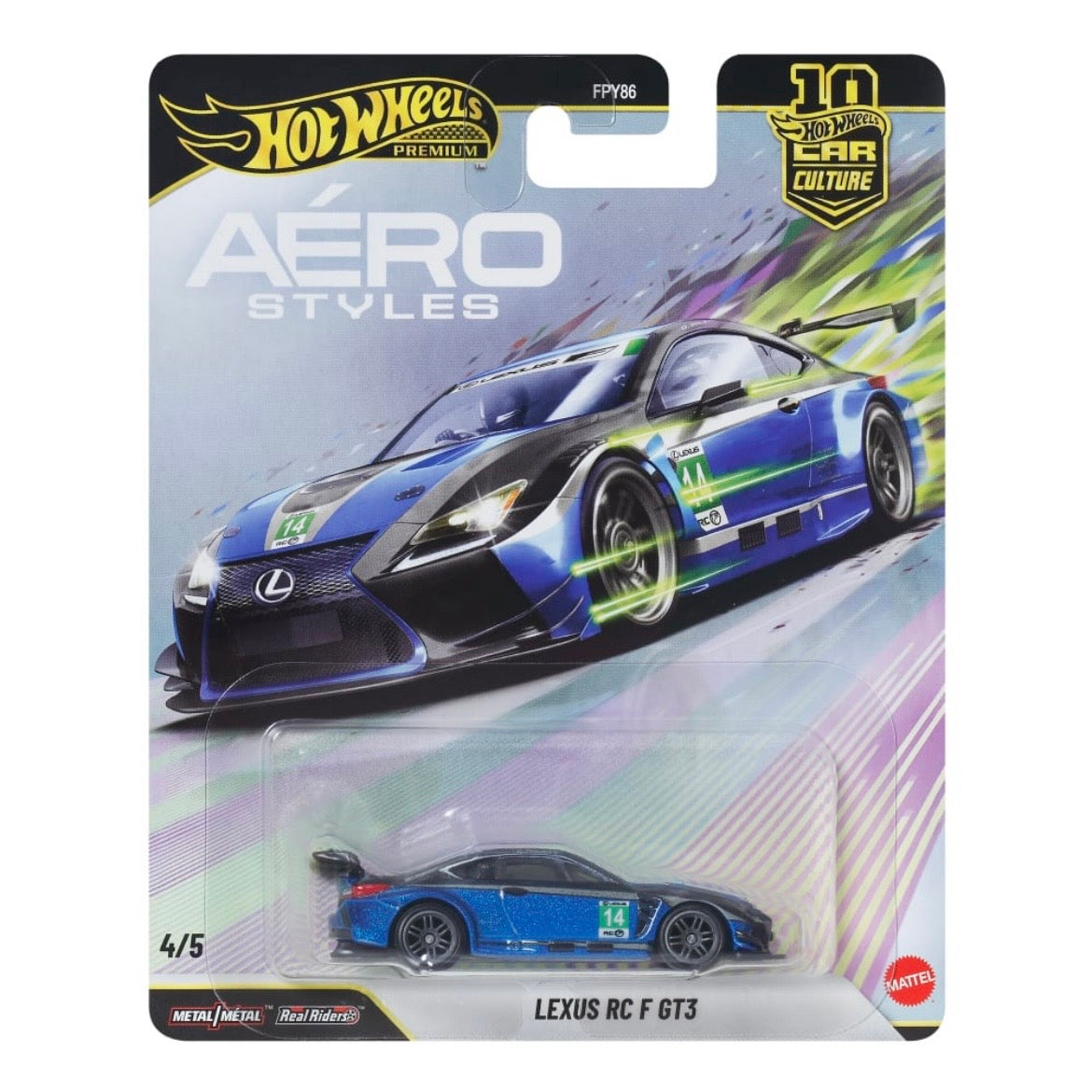 Hot Wheels Premium - Aero Styles - Lexus RC F GT3