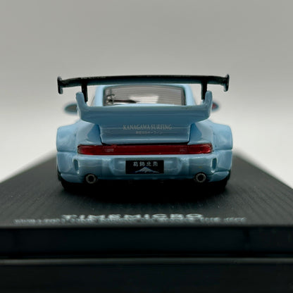 Time Micro - Porsche 911 993 RWB Kanagawa Surfing Livery Blue 1/64 Limited Edition