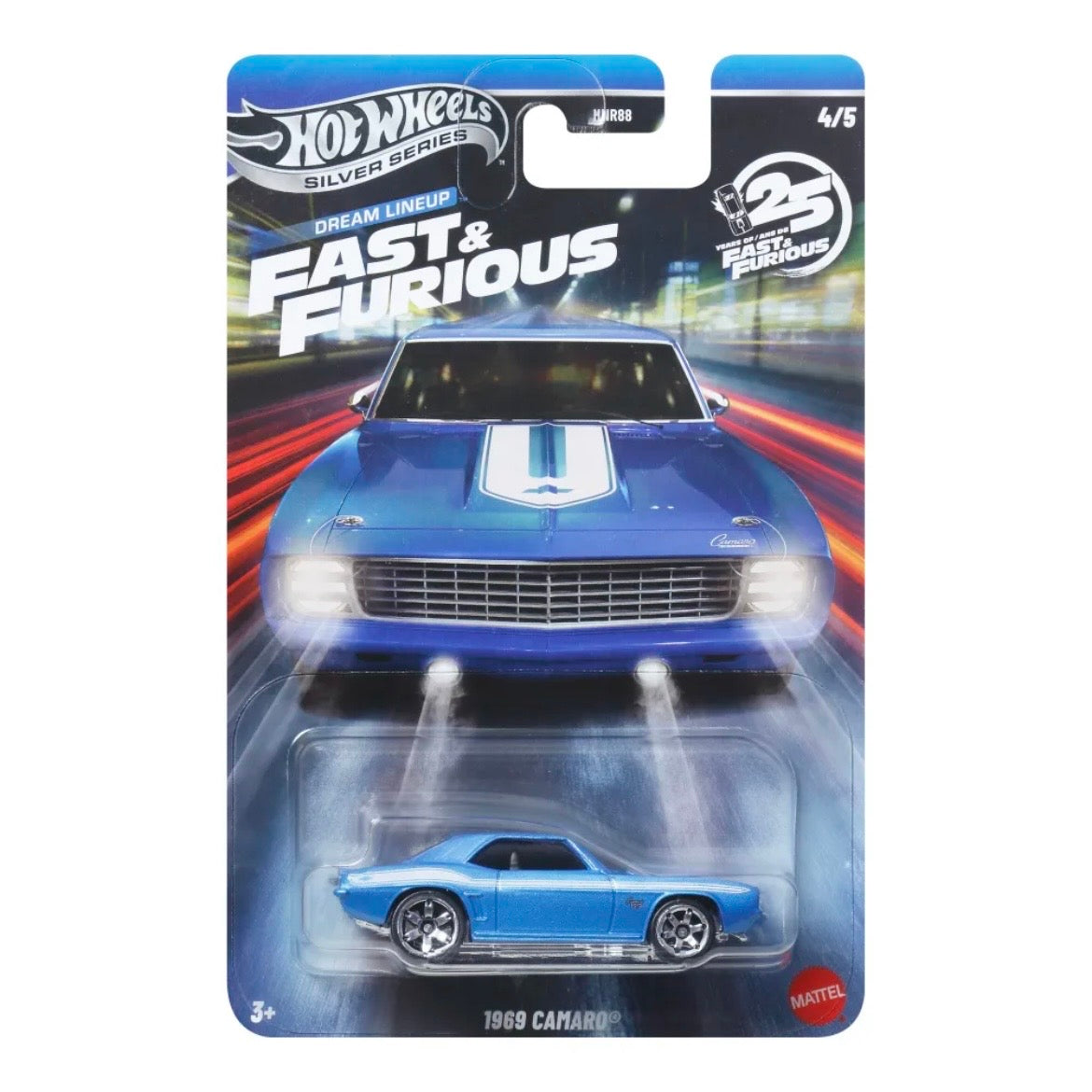 Hot Wheels - Silver Series - Fast & Furious Dream Lineup - 1969 Camaro