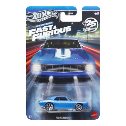 Hot Wheels - Silver Series - Fast & Furious Dream Lineup - 1969 Camaro