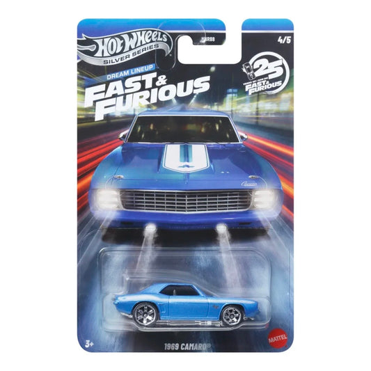 Hot Wheels - Silver Series - Fast & Furious Dream Lineup - 1969 Camaro