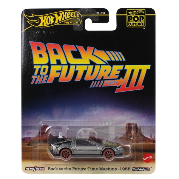 Hot Wheels Premium - Pop Culture 2025 Mix 5 - Back to the Future III Time Machine 1955