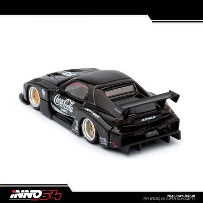 INNO 64 MAZDA RX-7 LB-SUPER SILHOUETTE COCA-COLA - 1/64