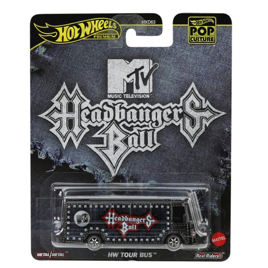 Hot Wheels Premium - Pop Culture 2025 Mix 4 - HW Tour Bus MTV Headbangers Ball