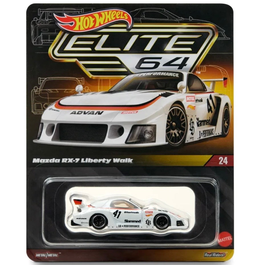 Hot Wheels Elite 64 - Mazda RX-7 Liberty Walk