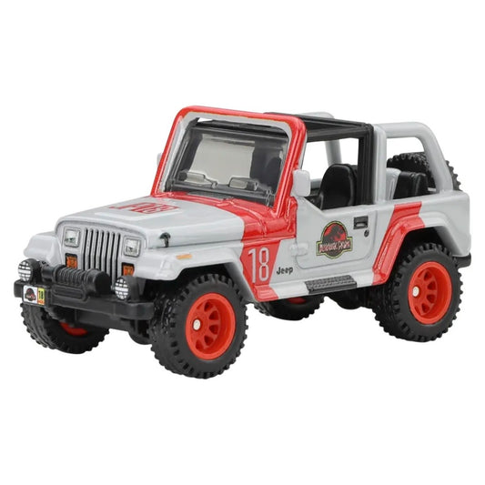 Hot Wheels Premium - Pop Culture 2025 Mix 4 - ‘92 Jeep Wrangler Sahara Jurassic Park