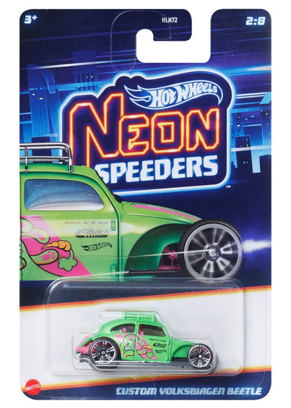 Hot Wheels - Neon Speeders -  Custom Volkswagen Beetle