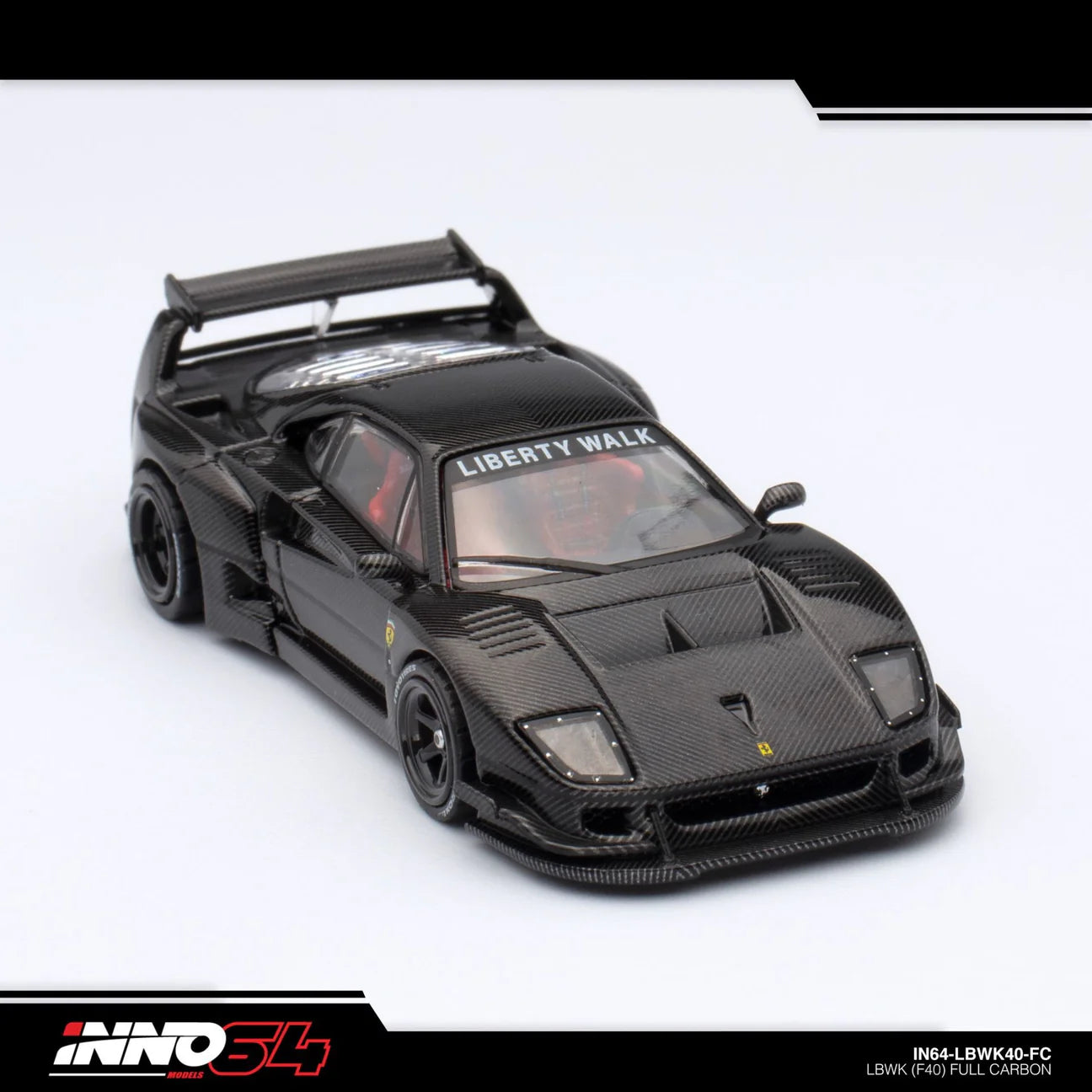 INNO 64 FERRARI F40 LIBERTY WALK  FULL CARBON FIBRE