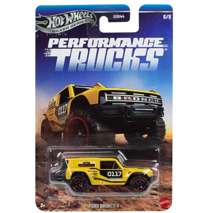 Hot Wheels Silver Series - Performance Trucks - Ford Bronco R (Metal Base)