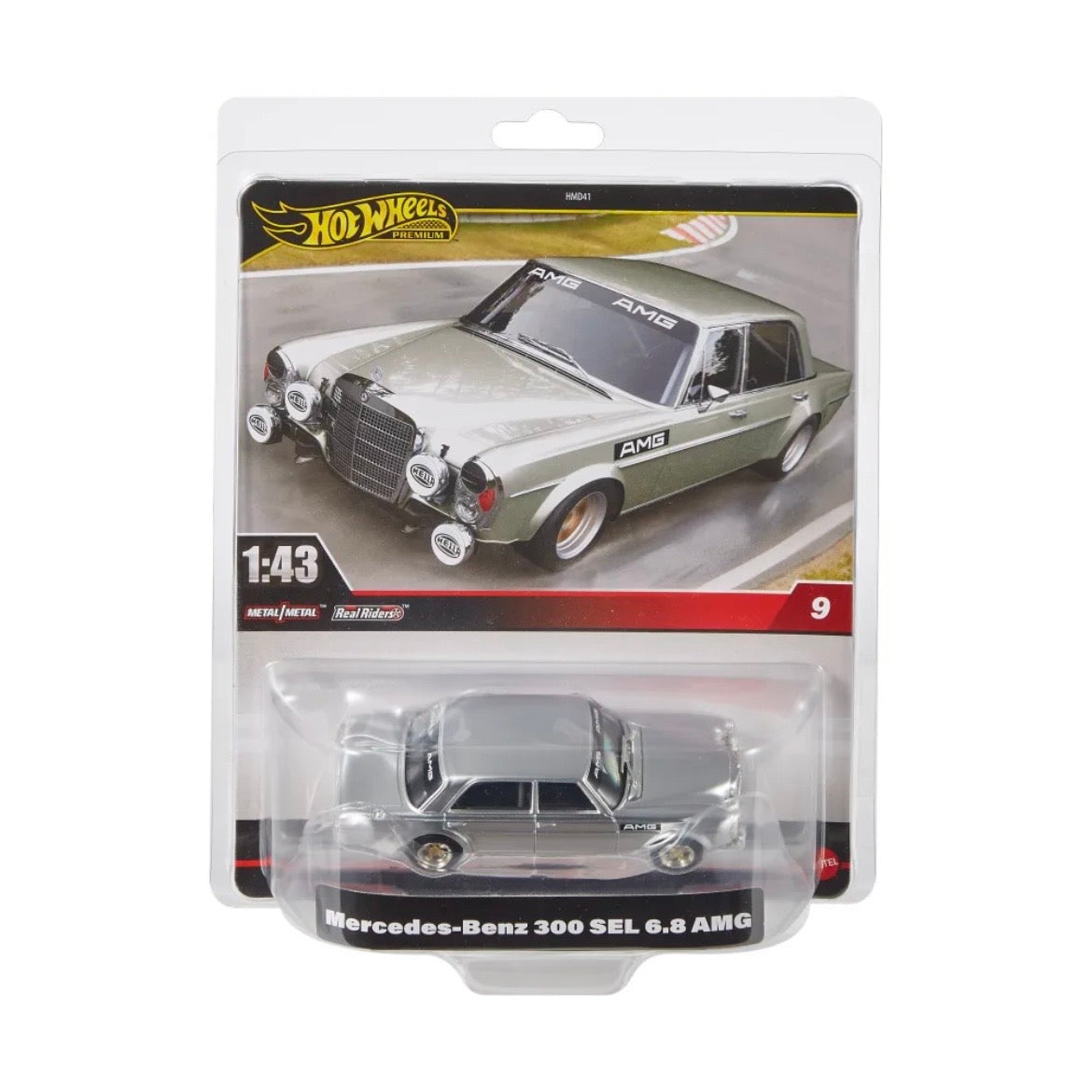 Hot Wheels Premium 1:43 Scale - Mercedes Benz 300 SEL 6.8 AMG