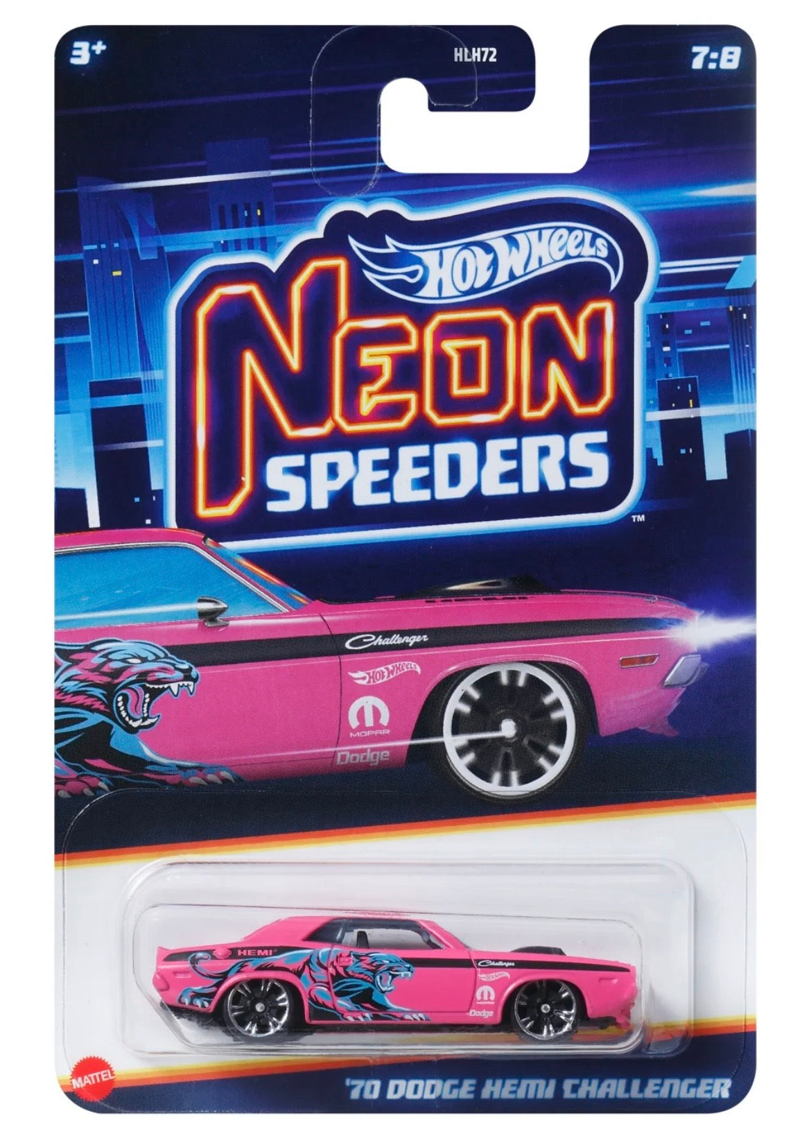 Hot Wheels - Neon Speeders -  ‘70 Dodge Hemi Challenger
