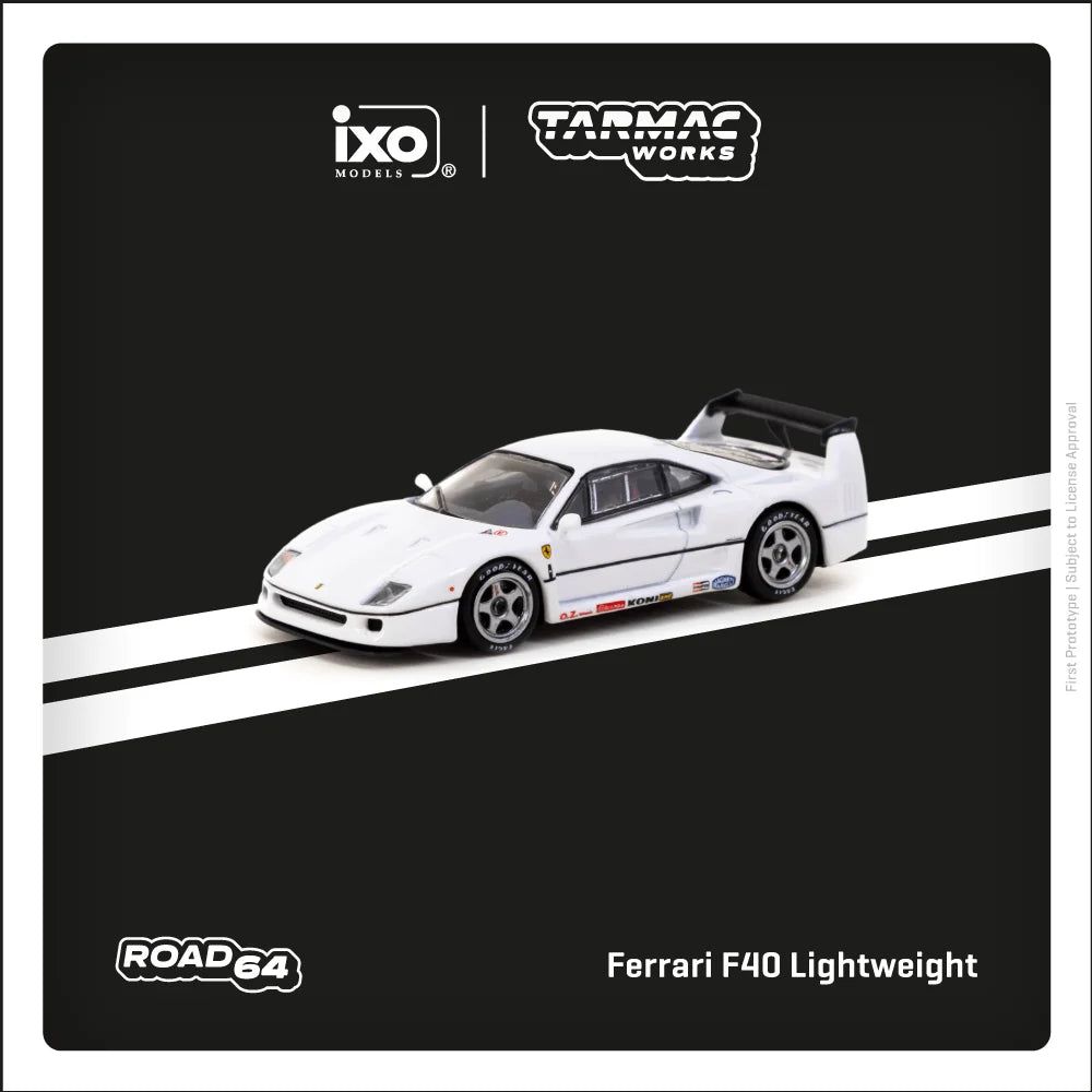 TARMAC WORKS FERRARI F40 LIGHTWEIGHT WHITE