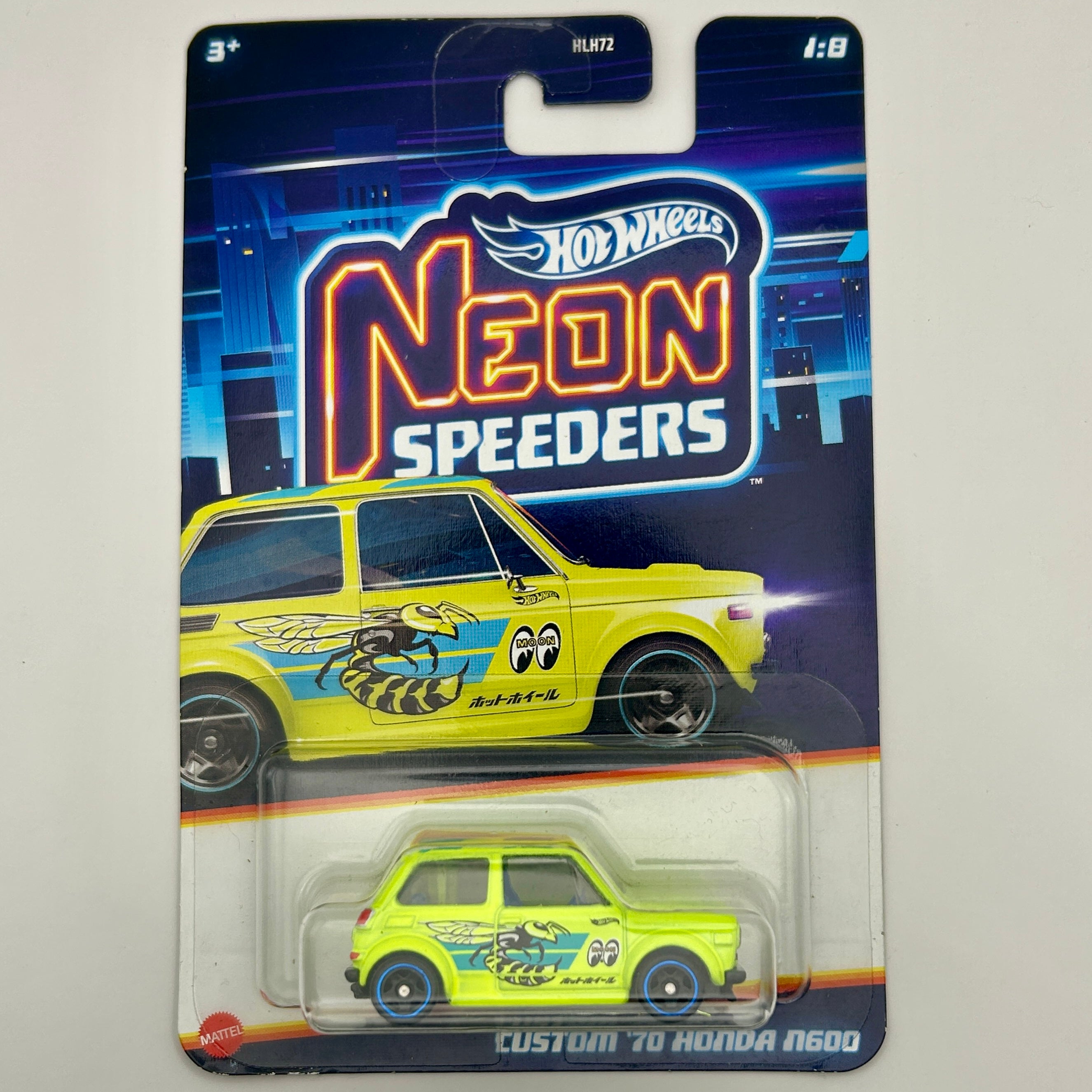 Hot Wheels - Neon Speeders - Custom '70 Honda N600 – MiniWheelsBox