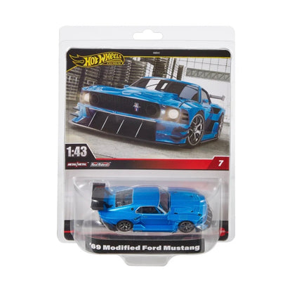 Hot Wheels Premium 1:43 Scale - ‘69 Modified Ford Mustang