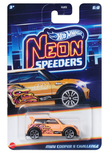 Hot Wheels - Neon Speeders -  Mini Cooper S Challenge