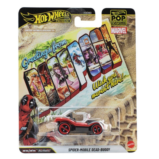 Hot Wheels Premium Pop Culture - Deadpool Spider-Mobile Dead-Buggy
