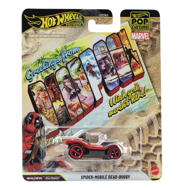 Hot Wheels Premium Pop Culture - Deadpool Spider-Mobile Dead-Buggy