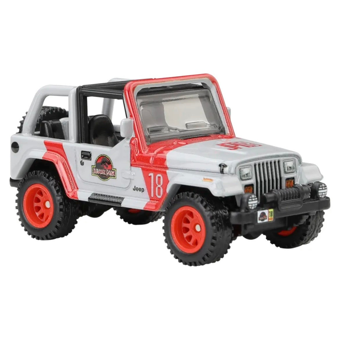 Hot Wheels Premium - Pop Culture 2025 Mix 4 - ‘92 Jeep Wrangler Sahara Jurassic Park