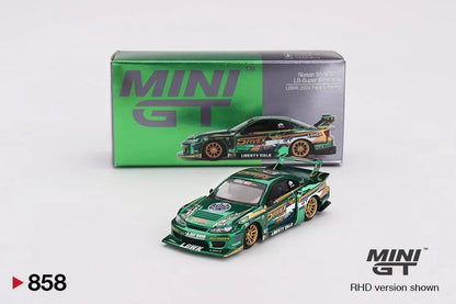 MINI GT #858 NISSAN SILVIA S15 LB-SUPER SILHOUETTE LBWK 2024 FAUSTO RACING
