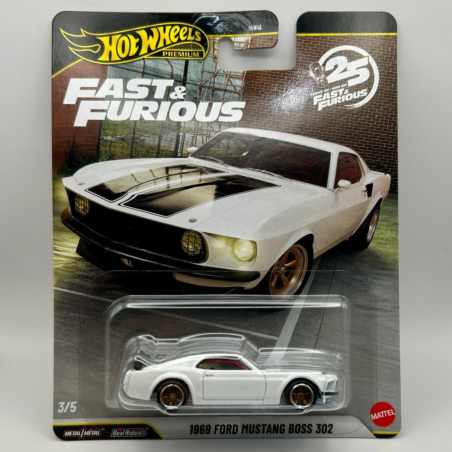 Hot Wheels Premium - Fast and Furious - 1969 Ford Mustang Boss 302