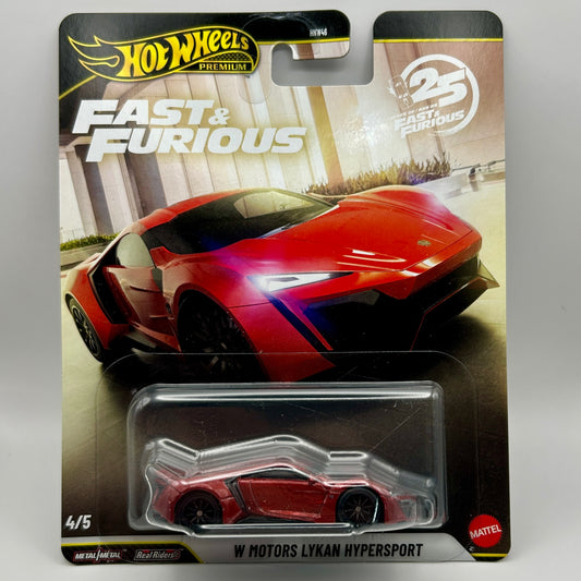 Hot Wheels Premium - Fast and Furious - W Motors Lykan Motorsport