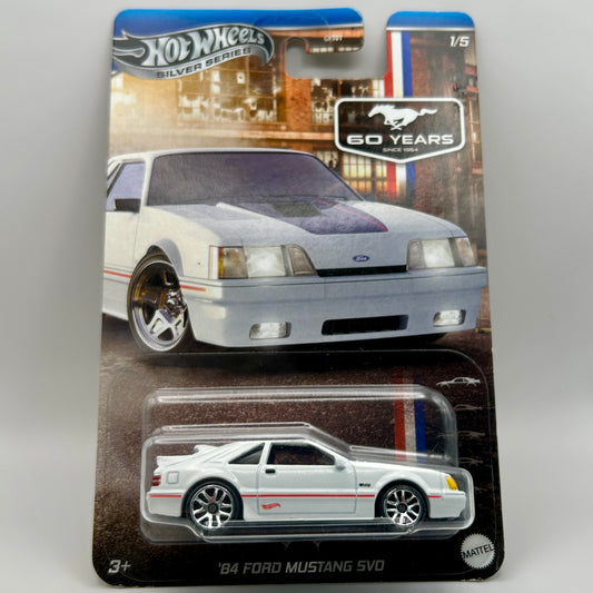 Hot Wheels - Silver Series - Mustang 60yrs -  '84 Ford Mustang SVO