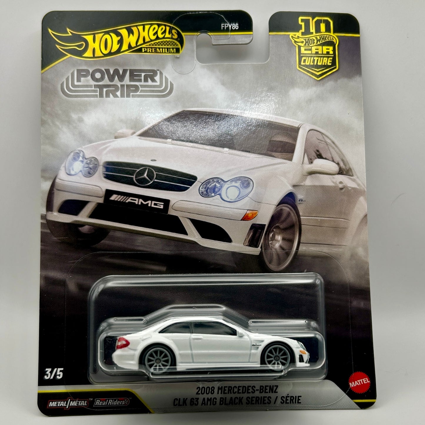 Hot Wheels Premium - Power Trip - 2008 Mercedes Benz CLK 63 AMG Black Series