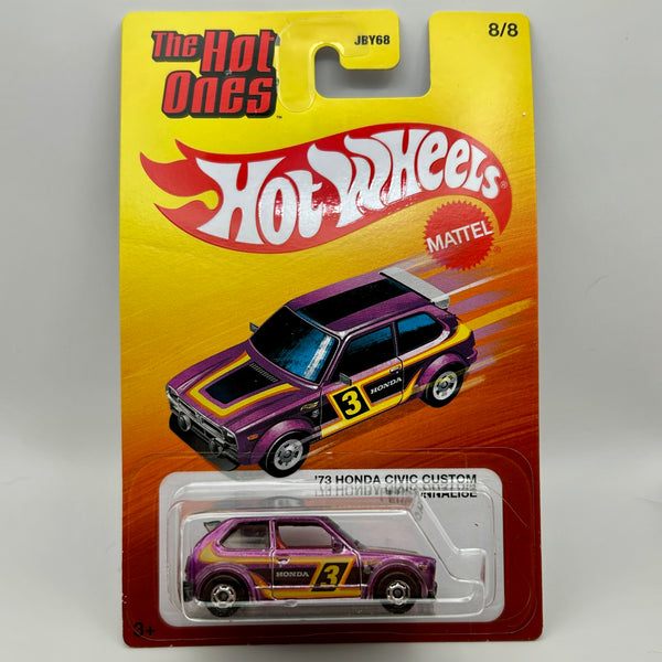 Hot Wheels - The Hot Ones - '73 Honda Civic Custom (Metal Base)
